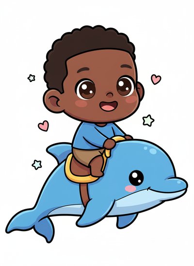 My Baby's Dolphin Adventures 🐬 - Kawaii Cute