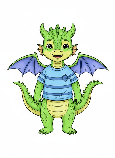 Anthony's Dragon Dreams 🐉 - Classic Coloring Book