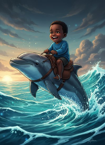 My Baby's Dolphin Adventures 🐬 - Webtoon Anime
