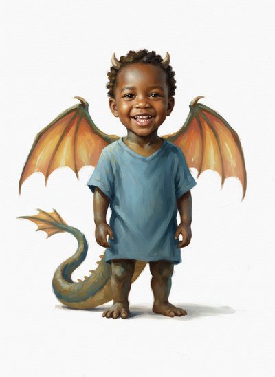 Anthony's Dragon Dreams 🐉 - Impressionist Painting