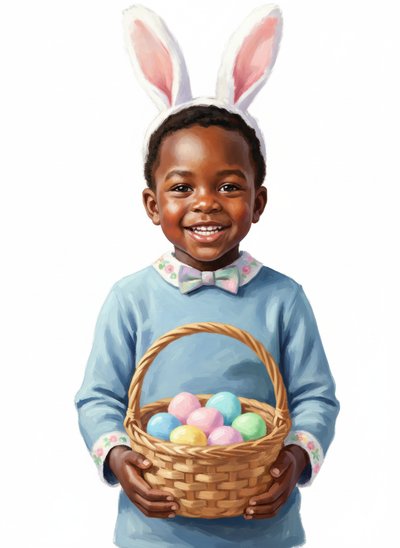 Anthony's Bunny Adventures 🐰 - Impressionist Painting