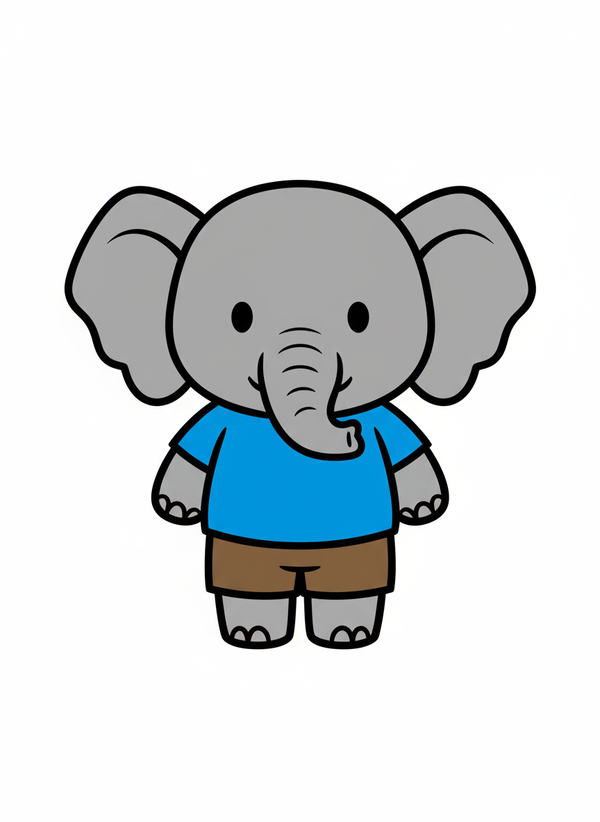 Anthony the Elephantie - Preschool Simple