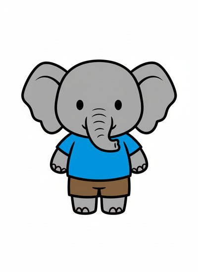 Anthony's Adorable Elephant Adventure 🐘 - Preschool Simple