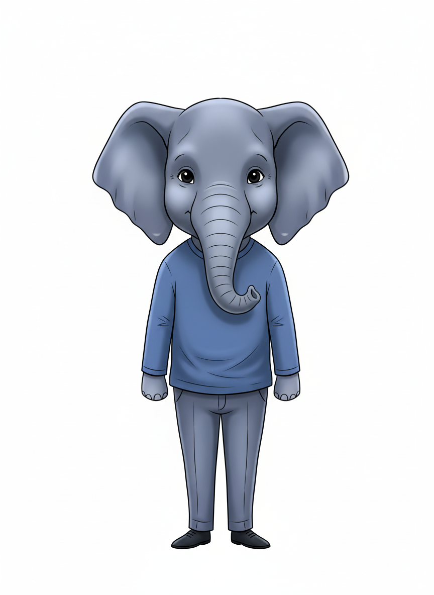 Anthony the Elephantie - Minimalist