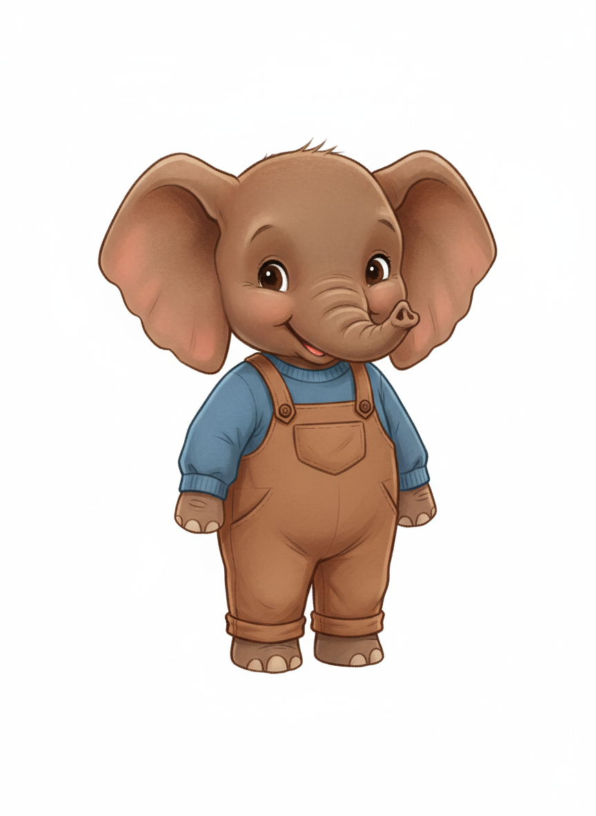 Anthony the Elephantie - Vintage Storybook