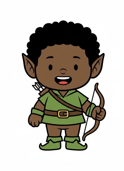 Anthony's Enchanting Elf Adventures 🌿 - Preschool Simple