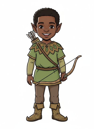 Anthony's Enchanting Elf Adventures 🌿 - Classic Coloring Book