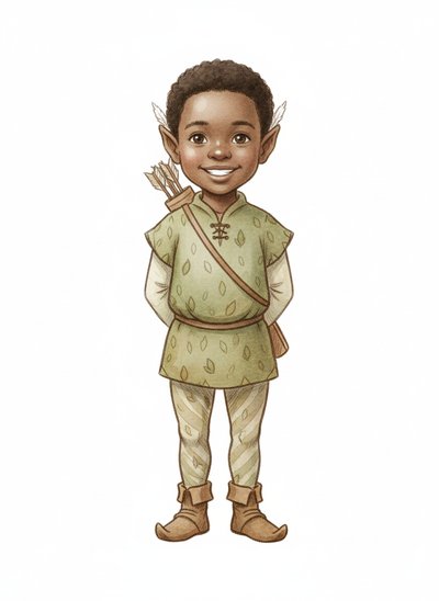 Anthony's Enchanting Elf Adventures 🌿 - Gentle Pencil