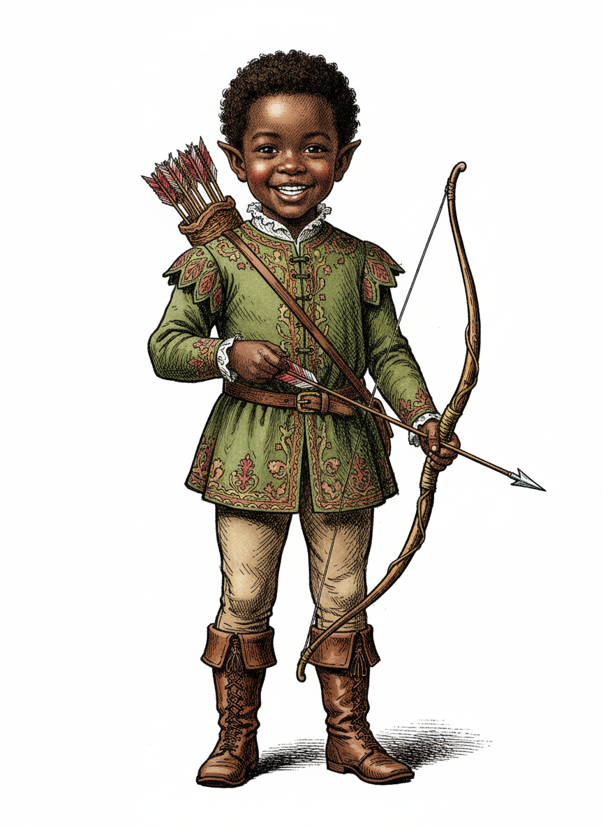 Anthony the Elfling - Victorian Illustration