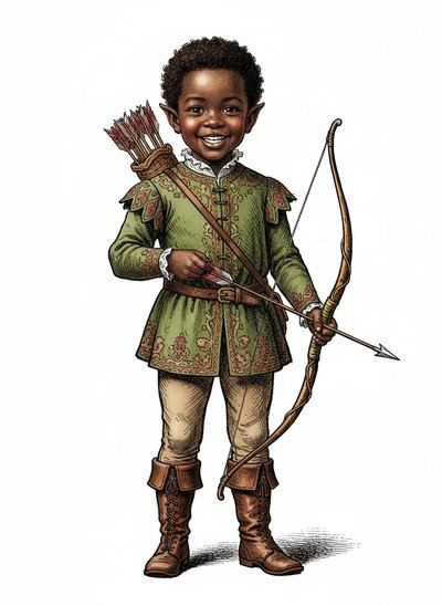 Anthony's Enchanting Elf Adventures 🌿 - Victorian Illustration