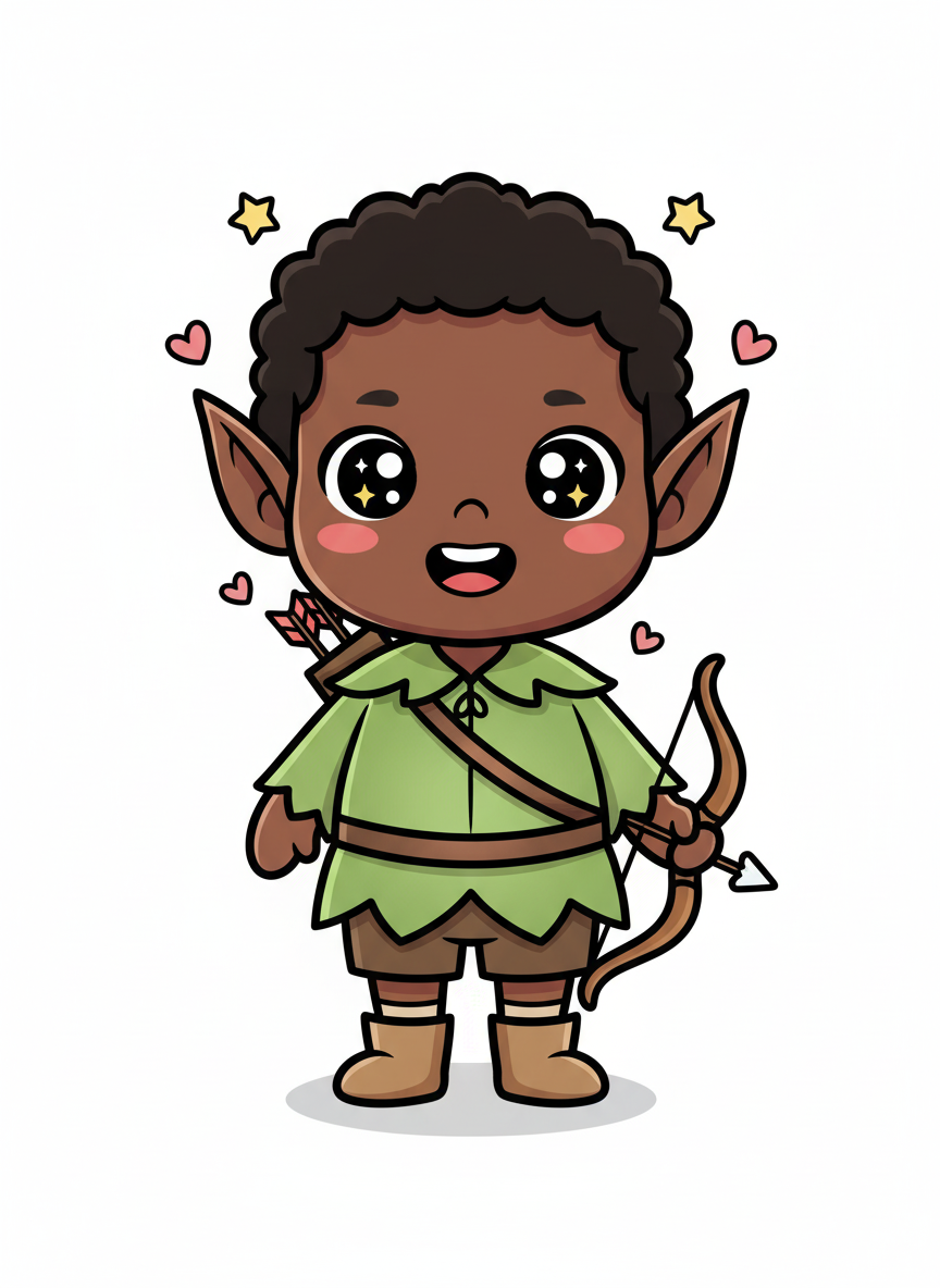 Anthony the Elfling - Kawaii Cute