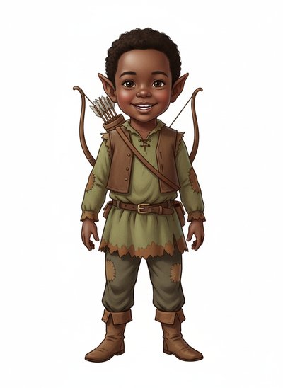 Anthony's Enchanting Elf Adventures 🌿 - Vintage Storybook