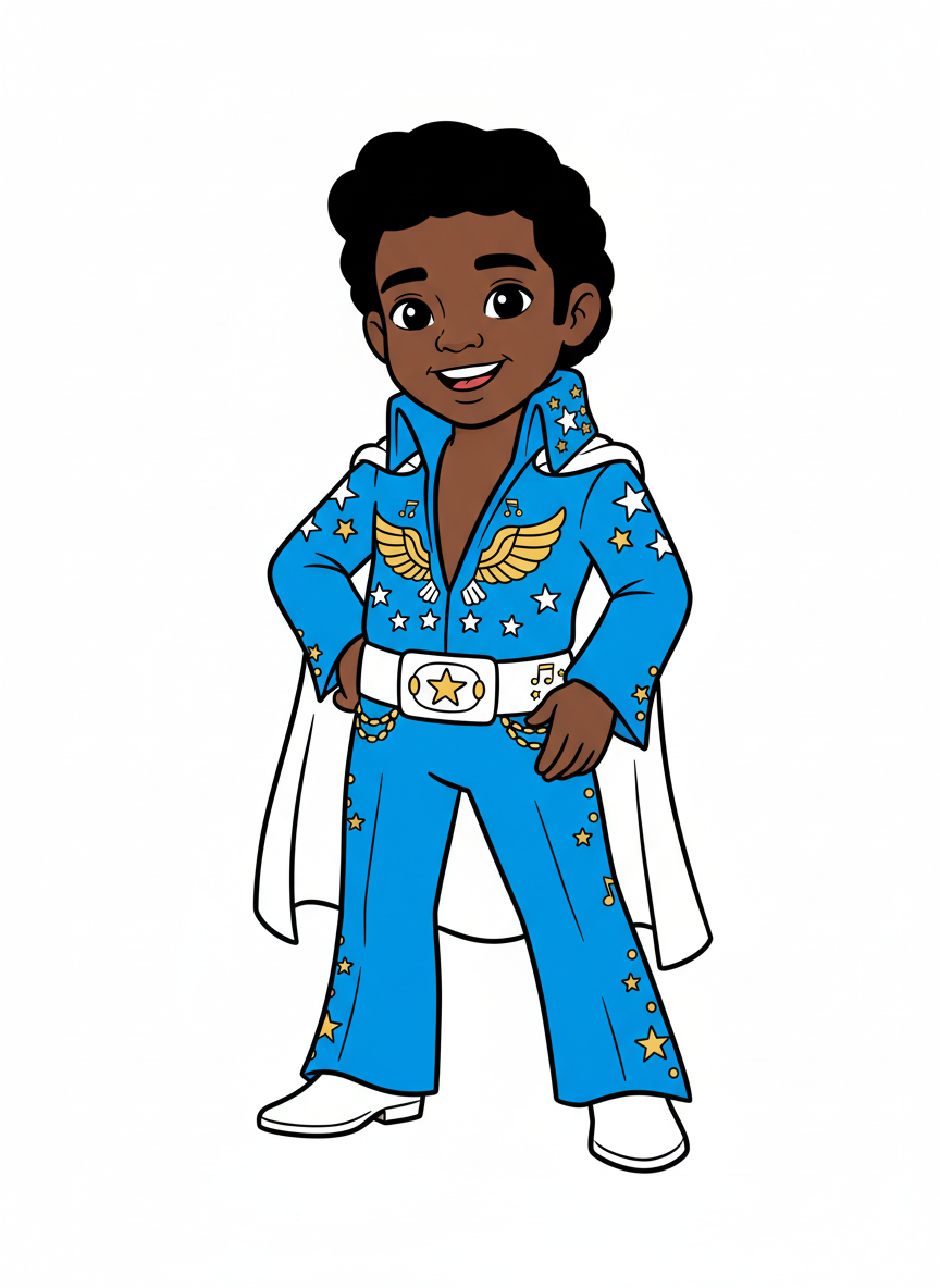 Anthony the Rockin' King - Classic Coloring Book