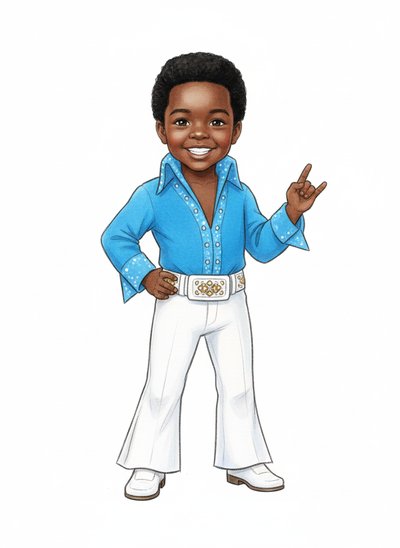 My Baby as Elvis 🎸 - Gentle Pencil