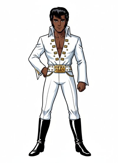 My Baby as Elvis 🎸 - Classic Anime