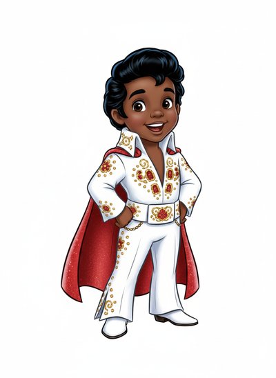 My Baby as Elvis 🎸 - Golden Age Animation