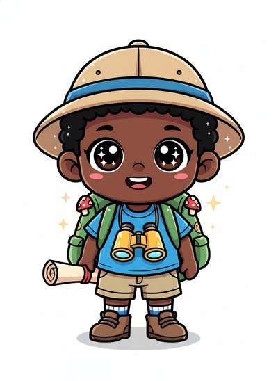 Anthony's Little Explorer Adventures 🌍 - Kawaii Cute