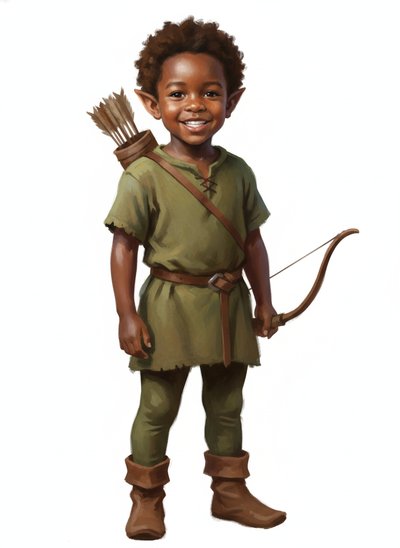 Anthony's Enchanting Elf Adventures 🌿 - Impressionist Painting