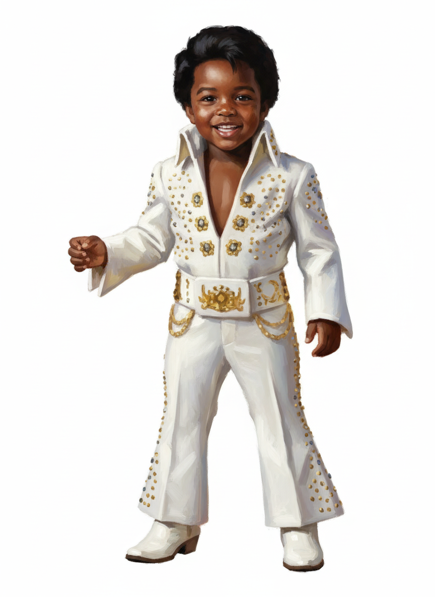 Anthony the Rockin' King - Impressionist Painting