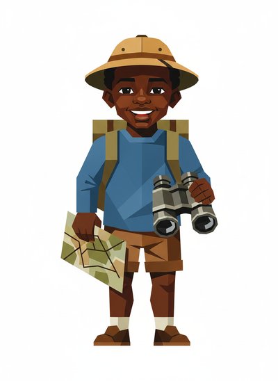 Anthony's Little Explorer Adventures 🌍 - Cubist Painting