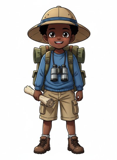Anthony's Little Explorer Adventures 🌍 - Webtoon Anime