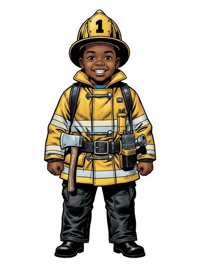 My Baby Firefighter 🚒 - Comic Book