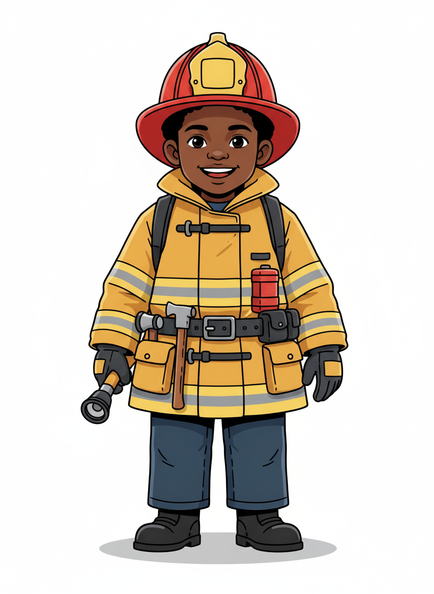 Firefighter Anthony - Minimalist