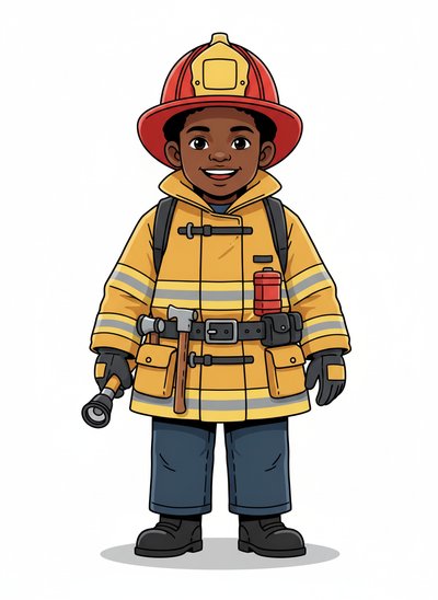 My Baby Firefighter 🚒 - Minimalist