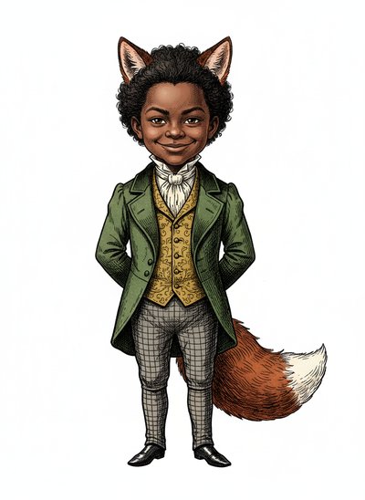 Anthony's Furry Fox Adventures 🦊 - Victorian Illustration