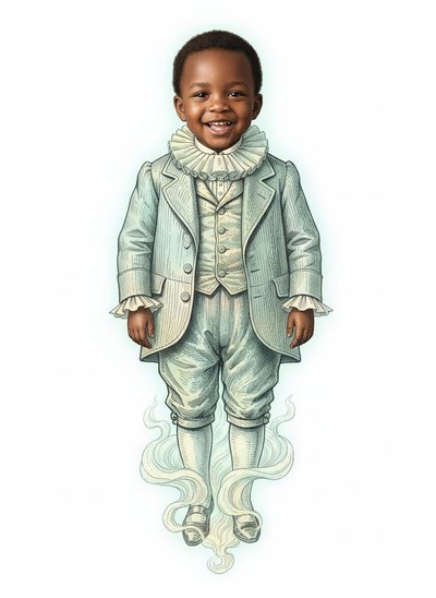 My Baby Boo 👻 - Victorian Illustration