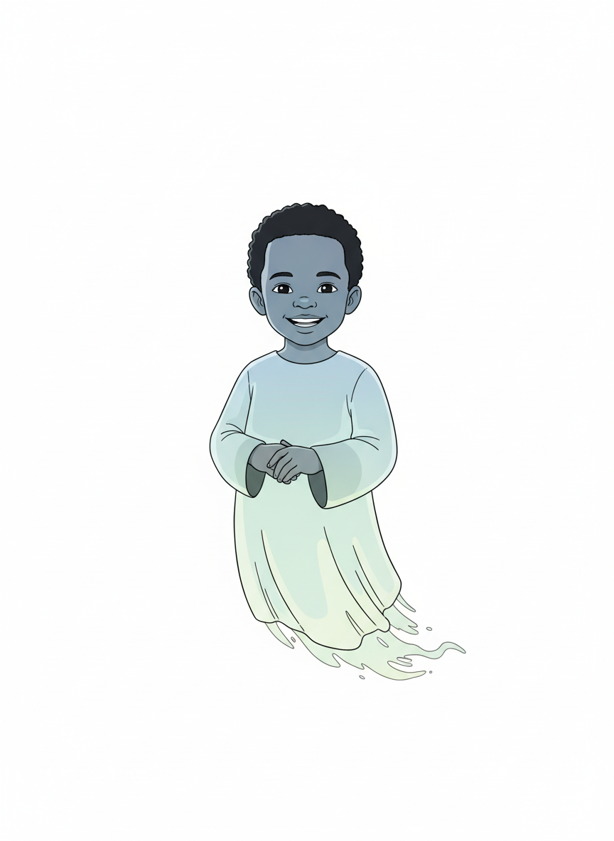 Anthony the Gentle Ghost - Minimalist