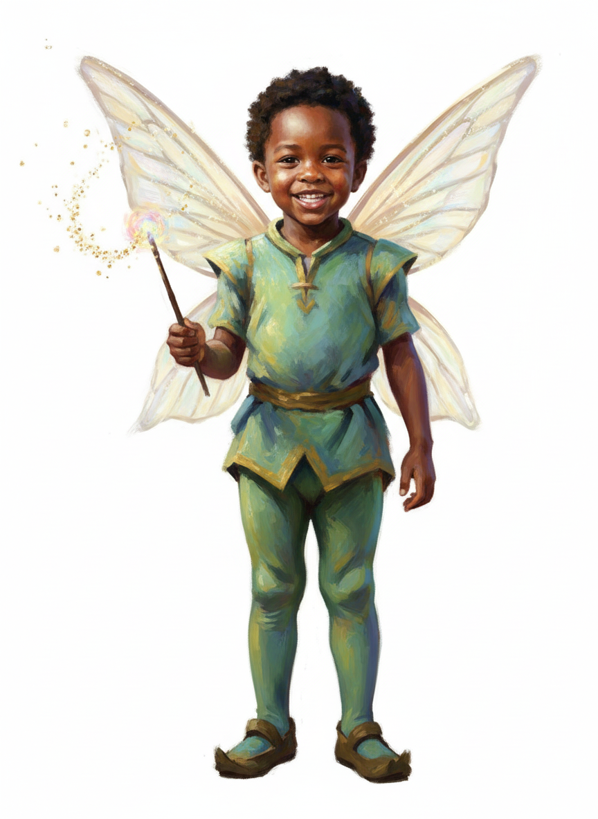 Anthony the Pixie Prince - Impressionist Painting