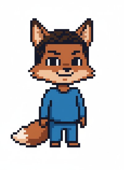 Anthony's Furry Fox Adventures 🦊 - Pixel Art