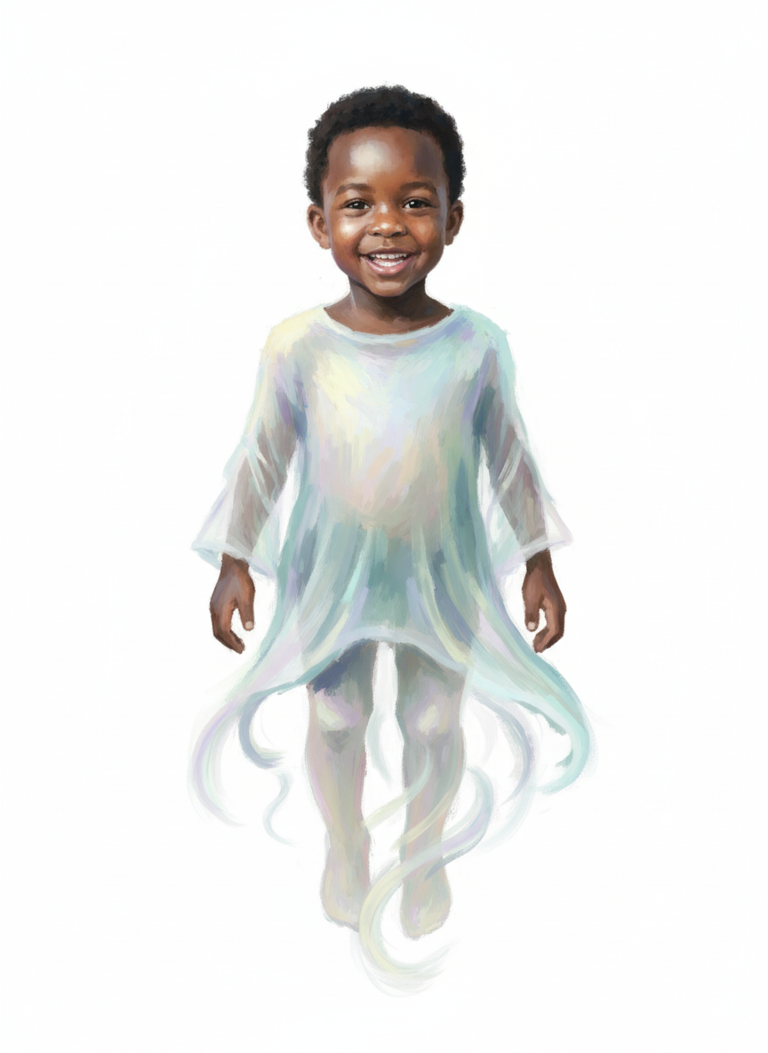 Anthony the Gentle Ghost - Impressionist Painting