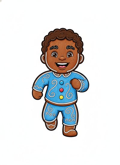 My Baby Gingerbread Adventure 🍪 - Classic Coloring Book