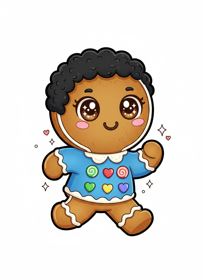 Gingerbread Anthony - Kawaii Cute