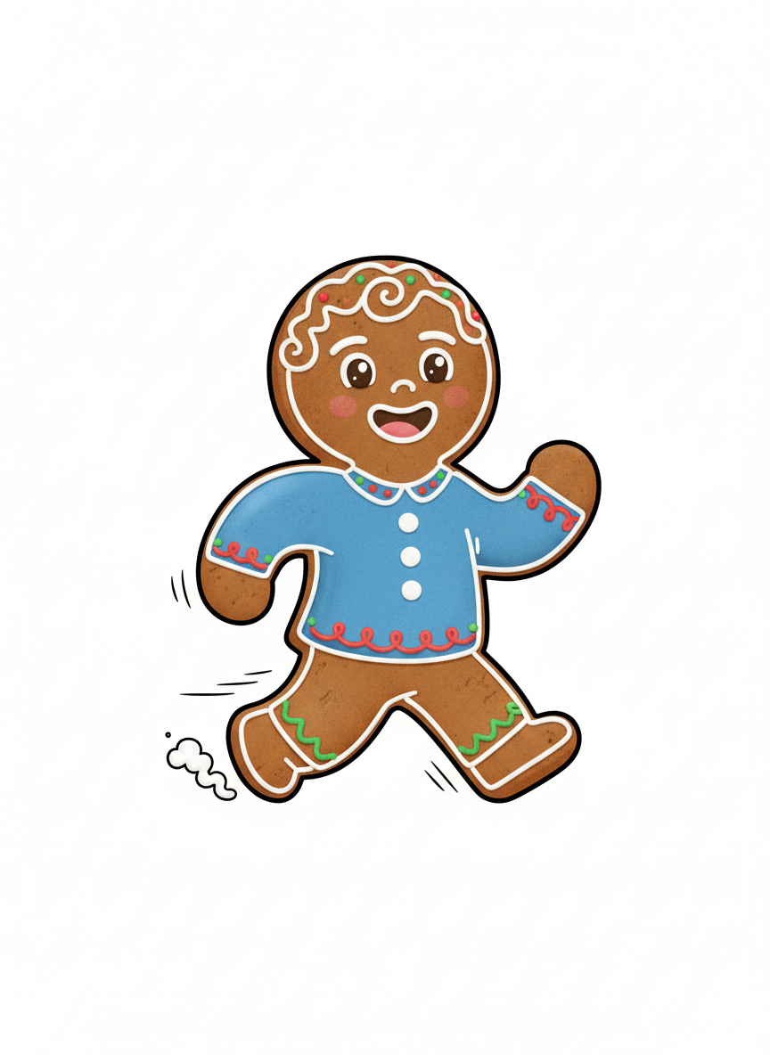 Gingerbread Anthony - Minimalist