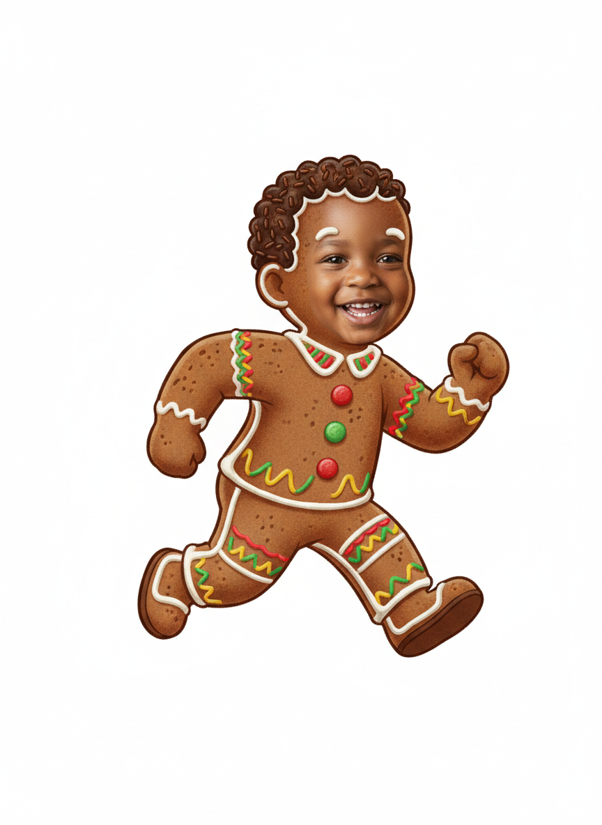 Gingerbread Anthony - Vintage Storybook
