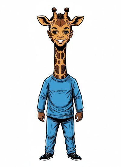 Anthony's Giraffe Adventures 🌟 - Comic Book