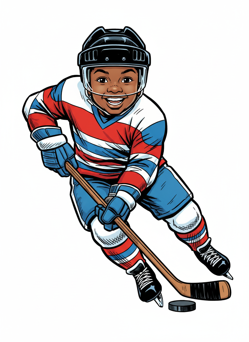 Anthony the Hockey Star - Comic Book