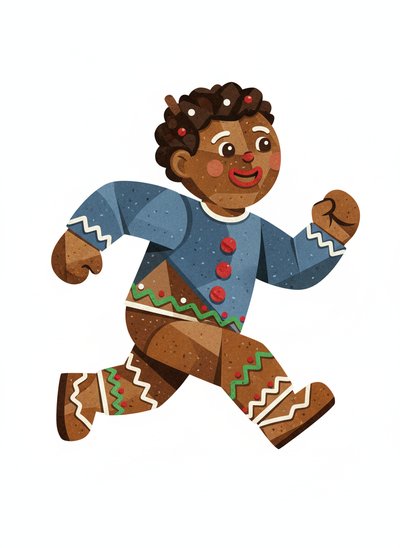 My Baby Gingerbread Adventure 🍪 - Cubist Painting
