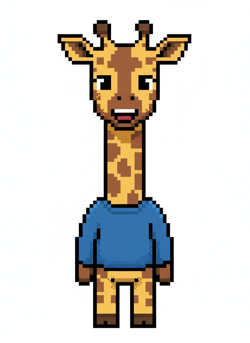 Giraffy Ant - Pixel Art