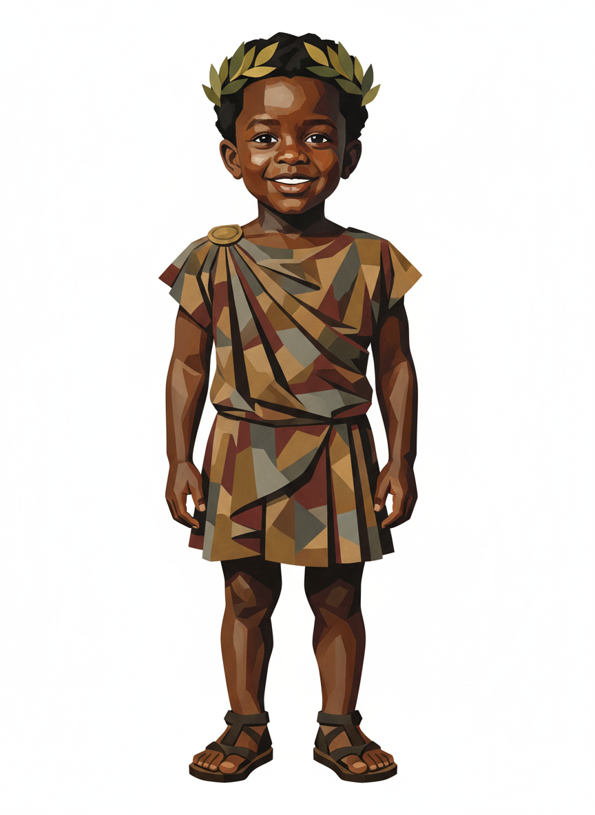 Anthony the Brave - Cubist Painting