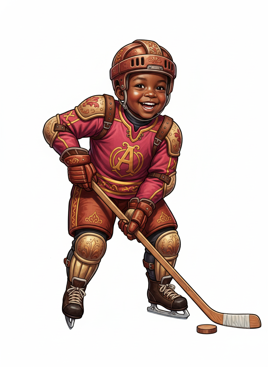 Anthony the Hockey Star - Fairy Tale Classic