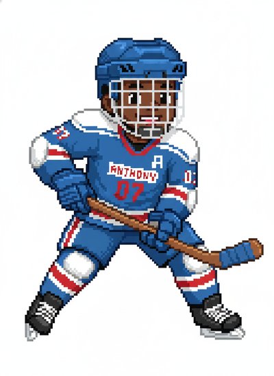 My Baby's Hockey Dreams 🏒 - Pixel Art