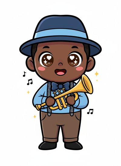 My Baby's Jazz Adventure 🎷 - Kawaii Cute