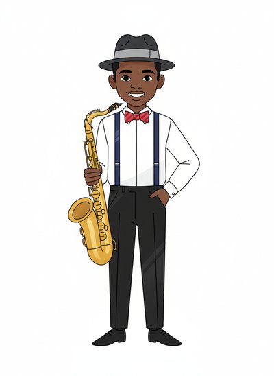 My Baby's Jazz Adventure 🎷 - Minimalist