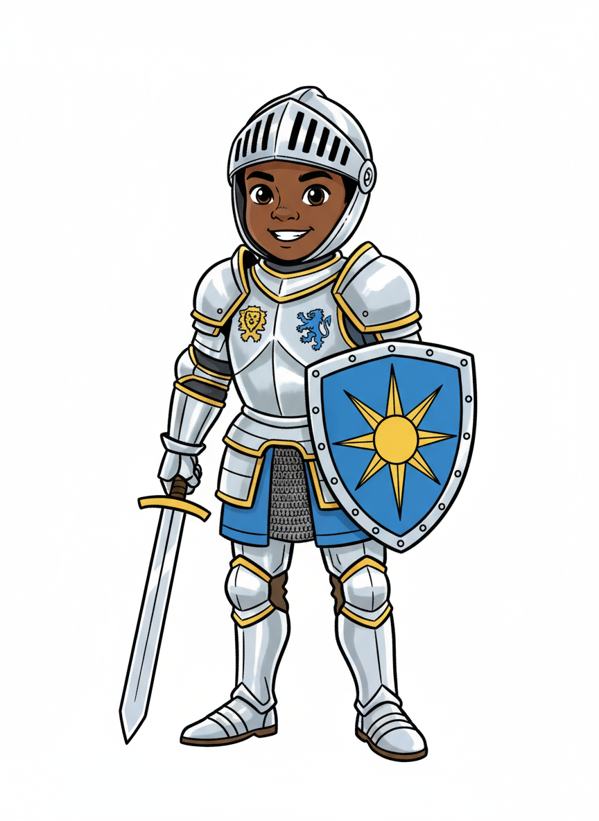 Anthony the Valiant - Classic Coloring Book