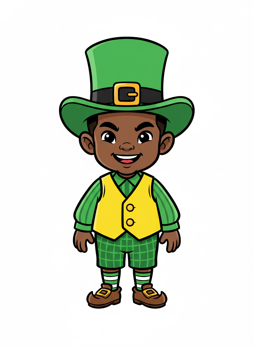 Leprechaun Anthony - Classic Coloring Book