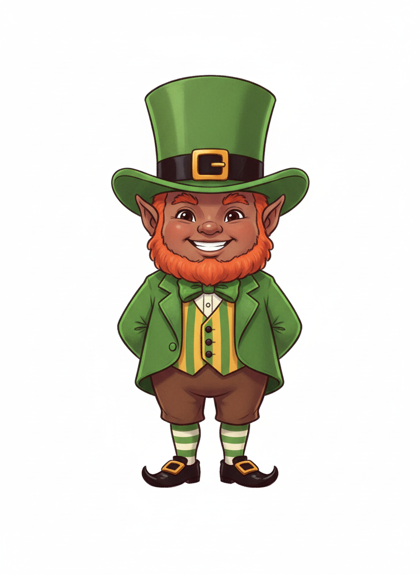 Leprechaun Anthony - Vintage Storybook